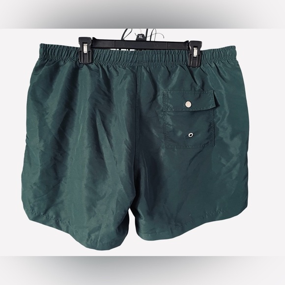 BATHER Solid Pine Swim Trunks Size XL Forest Green Swimsuit New NWT $90 MSRP - Picture 4 of 8